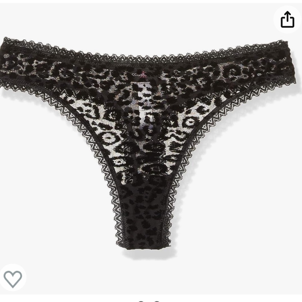 Cosabella Mesh Temptation Flock Thong